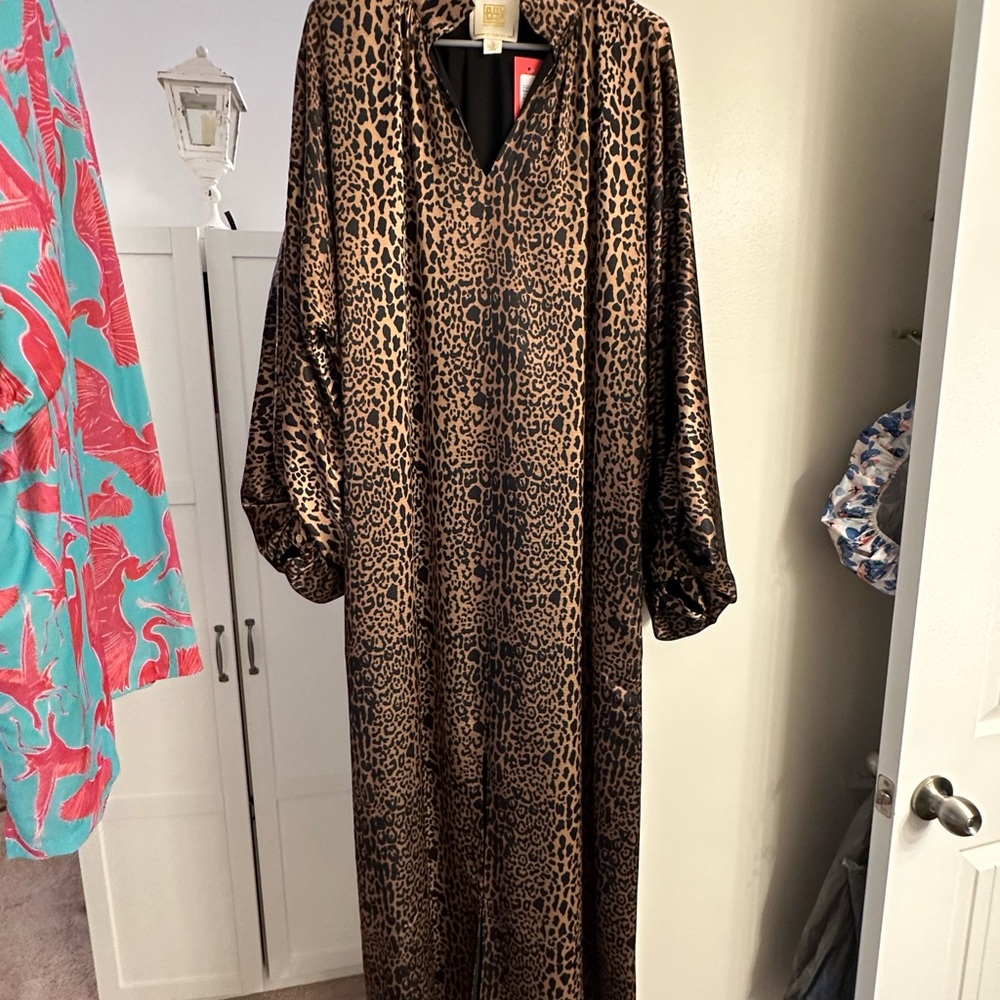 Leopard Print Maxi Dress
